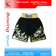Shorts de boxe personalizados de alta qualidade no atacado